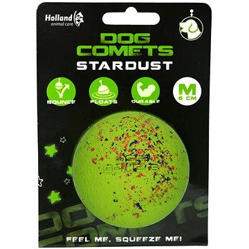 

Dog Comets Stardust plovoucí míč zelený M / 6 cm