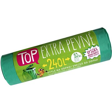 

VIPOR LDPE Top Extra pevné 240 l, 10 ks, zelený