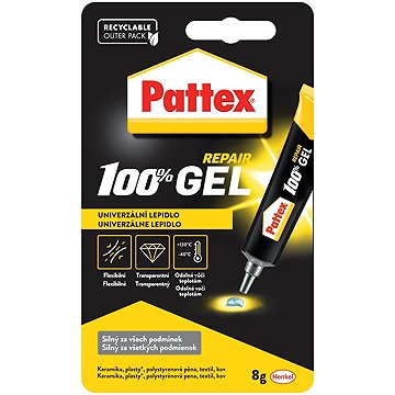 

PATTEX 100 %, univerzální kutilské lepidlo 8 g