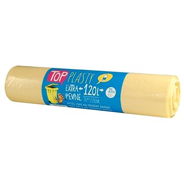 

VIPOR LDPE Top na plast 120 l, 25 ks, žlutý