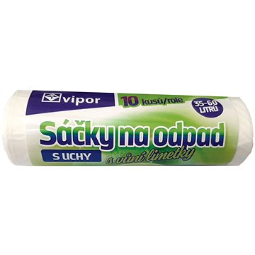 

VIPOR LDPE s uchy s vůni limety 35-60 l, 10 ks