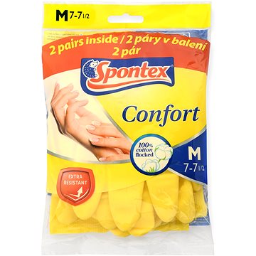 

SPONTEX Comfort vel. M, 2 páry