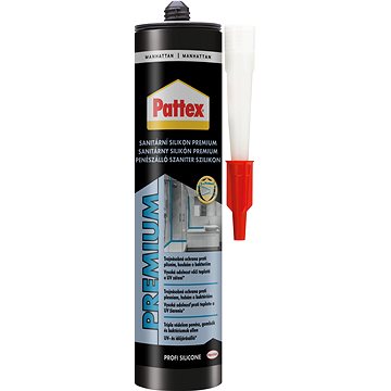 

PATTEX Sanitární silikon Premium trojitá ochrana proti plísni manhattan 310 ml