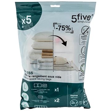 

5FIVE Sada vakuových pytlů 5 ks
