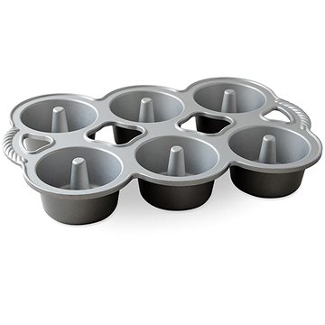 

Nordic Ware Forma na 6 mini bábovek grafitová