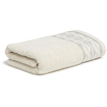 

Möve Cosy Knits Ručník s bordurou 50 × 100 cm kašmír