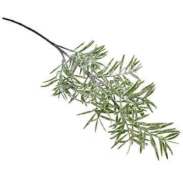 

DOMMIO Vánoční dekorace - větev zelená s jinovatkou, 70 cm