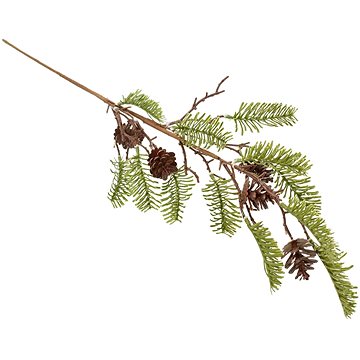 

DOMMIO Vánoční dekorace - větev smrková se šiškami, 70 cm