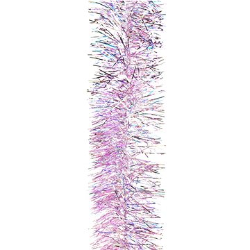 

DOMMIO Vánoční ozdoby - řetěz, růžový, laserový efekt, 200 cm