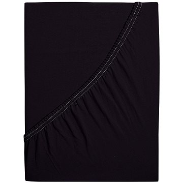 

B.E.S. - Petrovice Prostěradlo JERSEY dětské - 70 × 140 cm, Černá