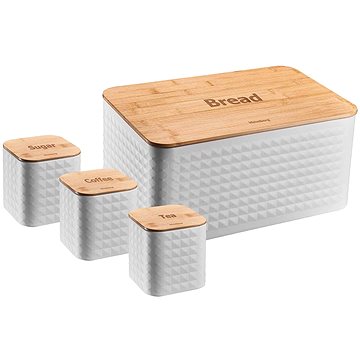 

KINGHOFF Chlebník se sadou nádob Kb-7483