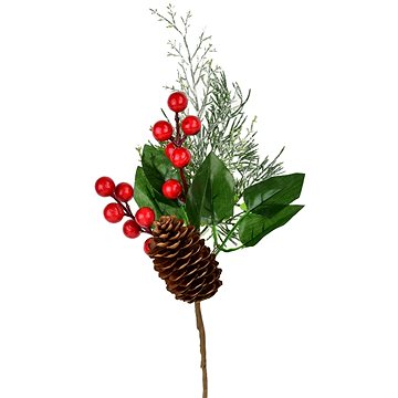 

DOMMIO Větvička s bezinkou a šiškou 25 cm