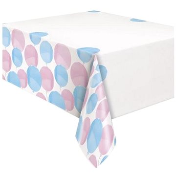 

UNIQUE Plastový ubrus gender reveal - boy or girl, 137 × 213 cm