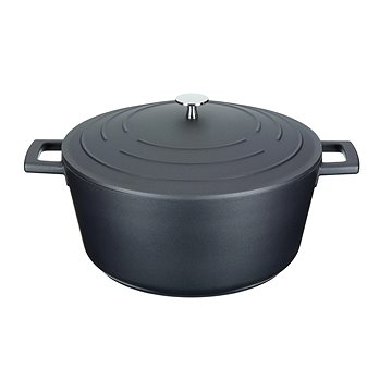 

MasterClass indukční nepřilnavý hrnec, 28 cm, 5 l, černý
