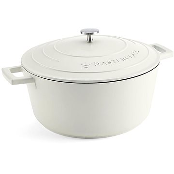 

MasterClass indukční nepřilnavý hrnec, 28 cm, 5 l, krémový