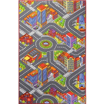 

Dětský kusový koberec silnice Big City 140 × 200 cm