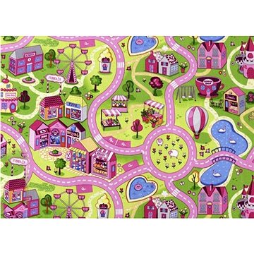

Dětský kusový koberec silnice Sweet Town 95 × 133 cm