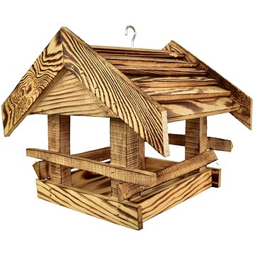 

DOMMIO Krmítko pro ptáky opalované 25 × 26,5 × 30 cm