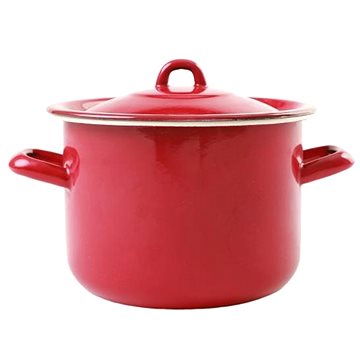 

Olymp Klasik smaltovaný s poklicí 14 cm 1,7 l Elegant Bordó