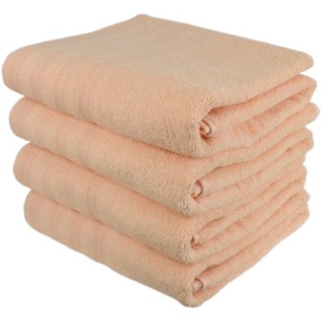 

DOMMIO Uni Sada froté osušek 70 × 130 cm 4 ks lososové
