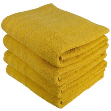

DOMMIO Uni Sada froté osušek 70 × 130 cm 4 ks žluté