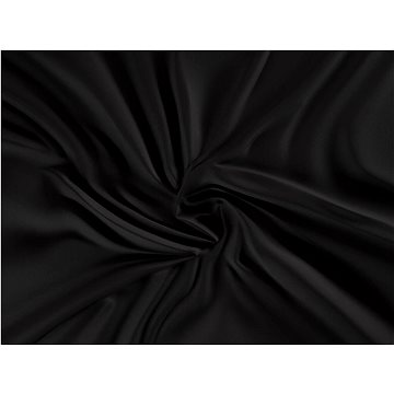 

Kvalitex Saténové prostěradlo s gumou 200 × 200 cm, černé