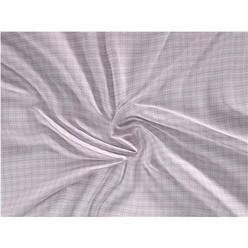

Kvalitex Saténové prostěradlo Luxury Collection 160 × 200 cm Káro fialové