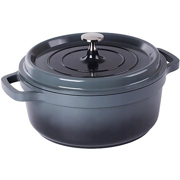 

KingStyle Hrnec s poklicí s nepřilnavým povrchem 2,2 l šedý