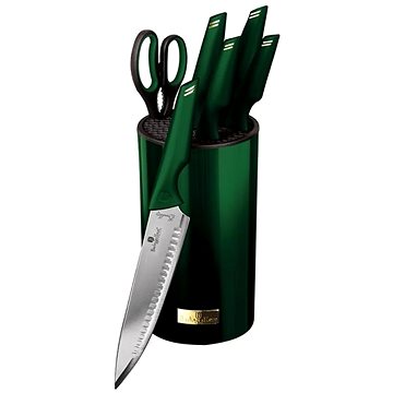 

BERLINGERHAUS Sada nožů nerez 7 ks Emerald Collection ve stojanu