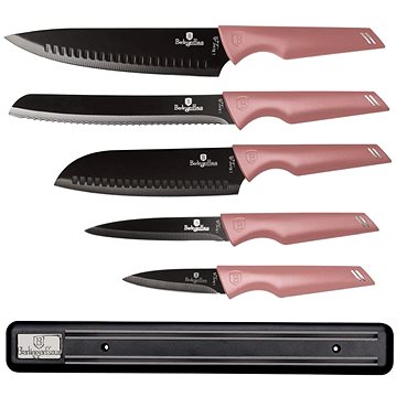 

BERLINGERHAUS Sada nožů s magnetickým držákem 6 ks I-Rose Edition