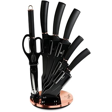 

BERLINGERHAUS Sada nožů ve stojanu 8 ks Black Rose Collection