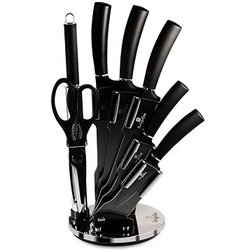 

BERLINGERHAUS Sada nožů ve stojanu 8 ks Black Silver Collection