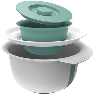 

ROTHO Set misek Fresh Baking 1,2 l + 4 l bílé/zelené