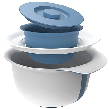 

ROTHO Set misek Fresh Baking 1,2 l + 4 l bílé/modré