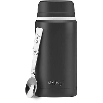 

Vialli Design Termoska na jídlo, černá, FUORI 8128, 750 ml