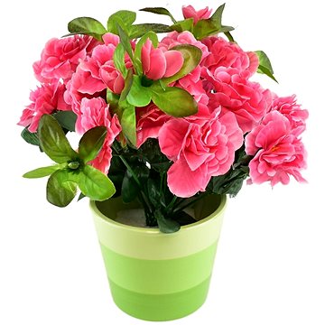 

DOMMIO Azalka v keramickém květináči 25 × 25 cm růžová