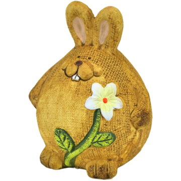 

DOMMIO Velikonoční dekorace - Zajíc keramický, baculatý, 11,5 cm