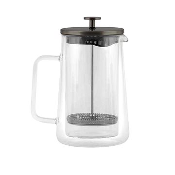 

Vialli Design Konvice French Press, dvoustěnná 1000 ml, grafitová_DIVA 9293