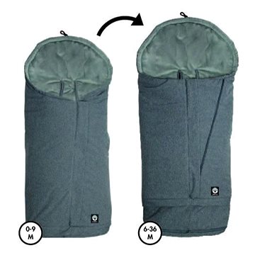

Dooky Footmuff 2v1 Grey Melange, vel. S/L