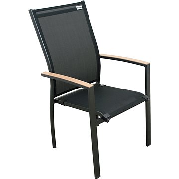 

DOPPLER Židle zahradní, stohovací EXPERT WOOD, antracit