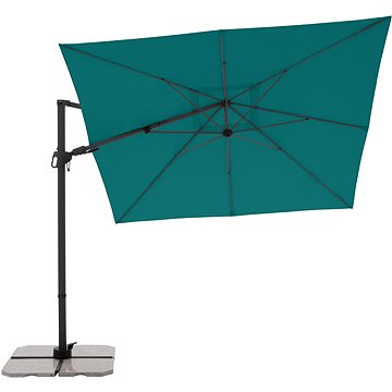 

DERBY Slunečník zahradní DX, petrolejový 280 × 280cm