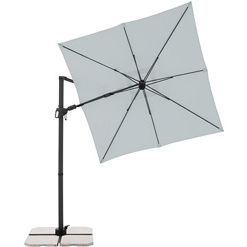 

DERBY Slunečník zahradní DX, světle šedý 210 × 210cm
