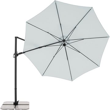 

DERBY Slunečník zahradní DX, světle šedý 335cm