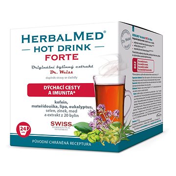 

Dr.Weiss HerbalMed Hot Drink Forte s kofeinem 24 sáčků