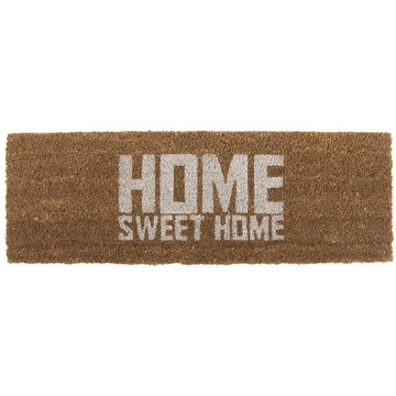 

Present time Rohožka z kokosového vlákna Home sweet, bílý nápis, 75 × 26 × 2 cm