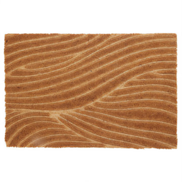 

Home Styling Collection Rohožka z kokosového vlákna, 59 × 39 cm, vlnitý vzor