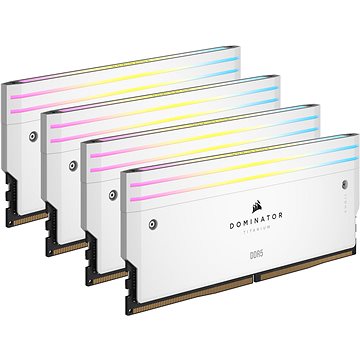 

Corsair 64GB KIT DDR5 6400MT/s CL32 Dominator Titanium White XMP
