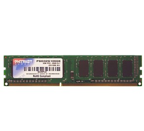 

Patriot 4GB KIT DDR3 1066MHz CL7 Signature Line