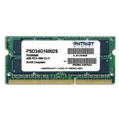 Patriot SO-DIMM 4GB DDR3 1600MHz CL11 Signature Line - Operační paměť