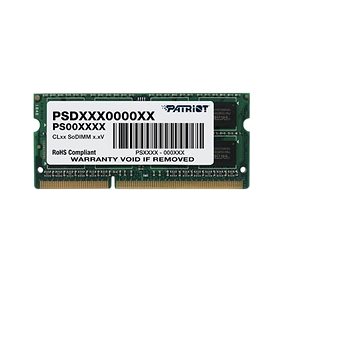 Patriot SO-DIMM 8GB DDR3 1600MHz CL11 Ultrabook Line - Operační paměť